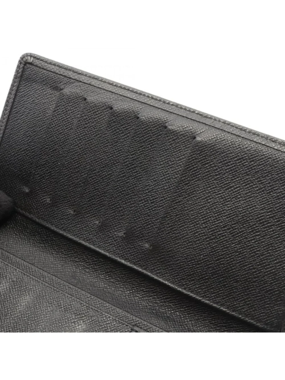 Louis Vuitton Bifold Wallet Porte Valle Carte Cles Taiga Ardoise Leather